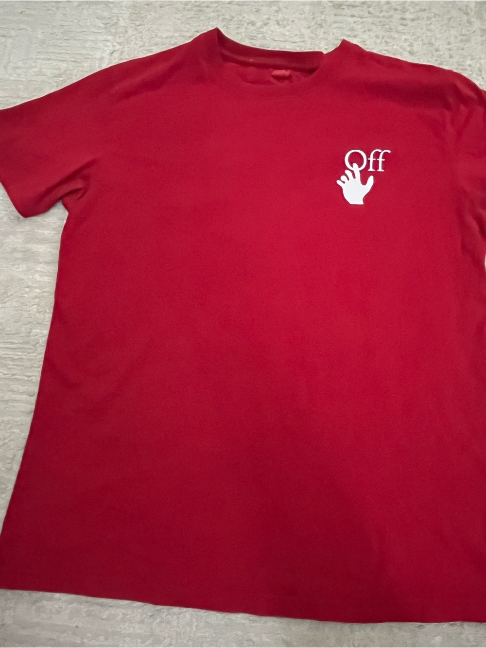 OFF WHITE “Cut Here” Stitched Tee - Picture 2 of 13